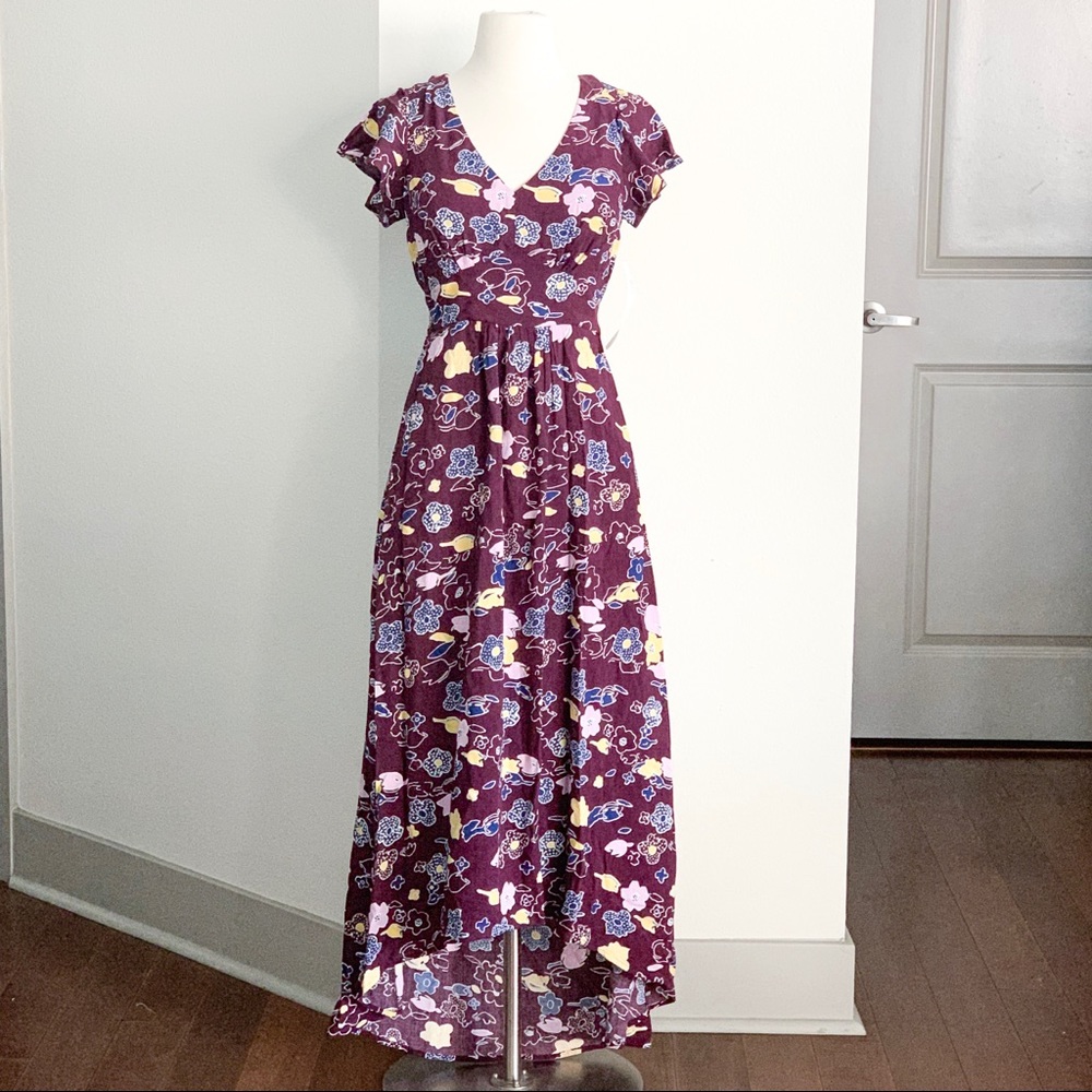 NBW OBO MODCLOTH Floral Maxi Dress - Picture 1 of 13